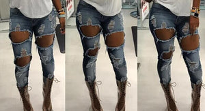 Women's ripped jeans