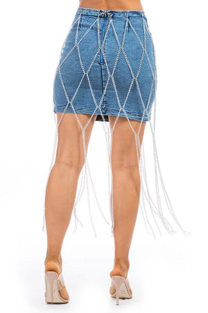 SEXY DENIM SKIRTS