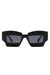 Futuristic Square Tinted Fashion Sunglasses