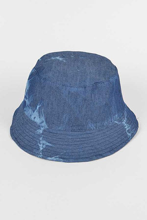 Light Weight Washed Denim Bucket Hat