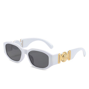 New Small Frame Sunglasses For Women With Retro Polygons