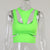 Tops Sexy Sleeveless Hollow Positive And Negative Sports Undershirt Yoga Tops