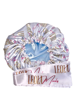 Leola Minks reversible bonnet with scarf